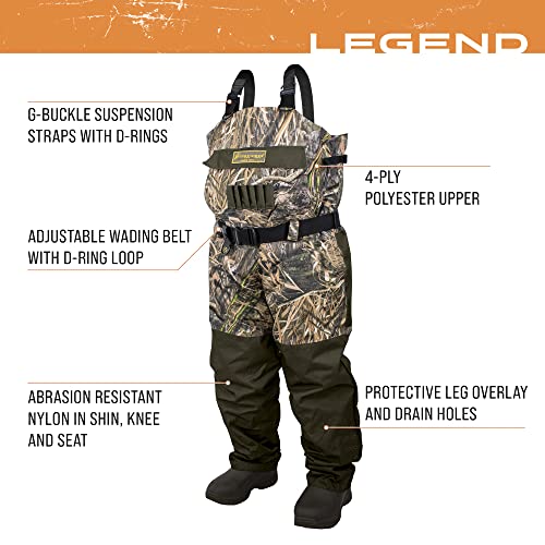 Image of FROGG TOGGS Men's Legend 2-N-1 Waterproof Wader for Hunting with zip in /out PrimaLoft liner