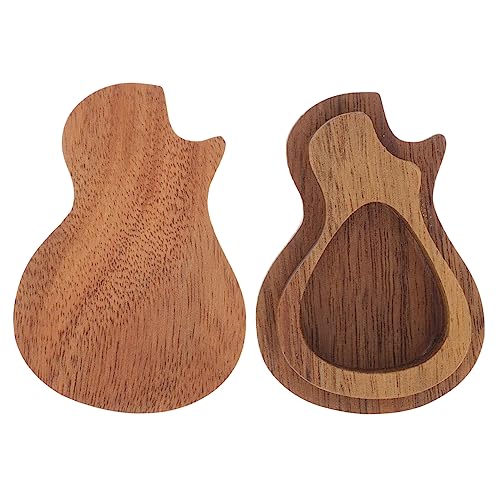 Toddmomy Wooden Guitar Pick Storage Box Plectrum Holder for Guitar Ukulele Bass Compact and Durable Design present for Music Lovers and Guitar Enthusiasts