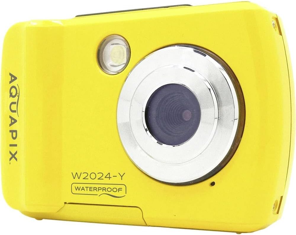 Easypix Cámara Sumergible EASYPIX W2024-​I Splash Yellow, 14MP Doble Panta, Amarillo