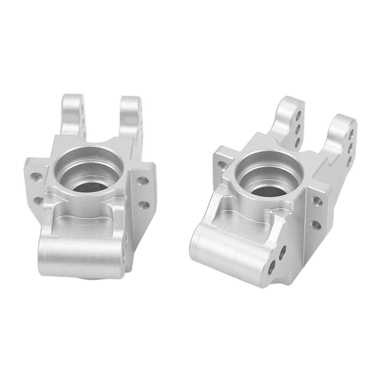 Wymiana mocowania tylnej osi RC Stop aluminium Trwałe mocowanie tylnej osi napędowej o dużej wytrzymałości dla Corally Kronos 6S 1/8 RC Truck 2 szt. Srebrny 57x35x32mm