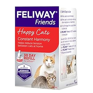 FELIWAY Friends 30 Day Refill, helps to reduce conflict in multi-cat households, helping cats get along better – 48ml