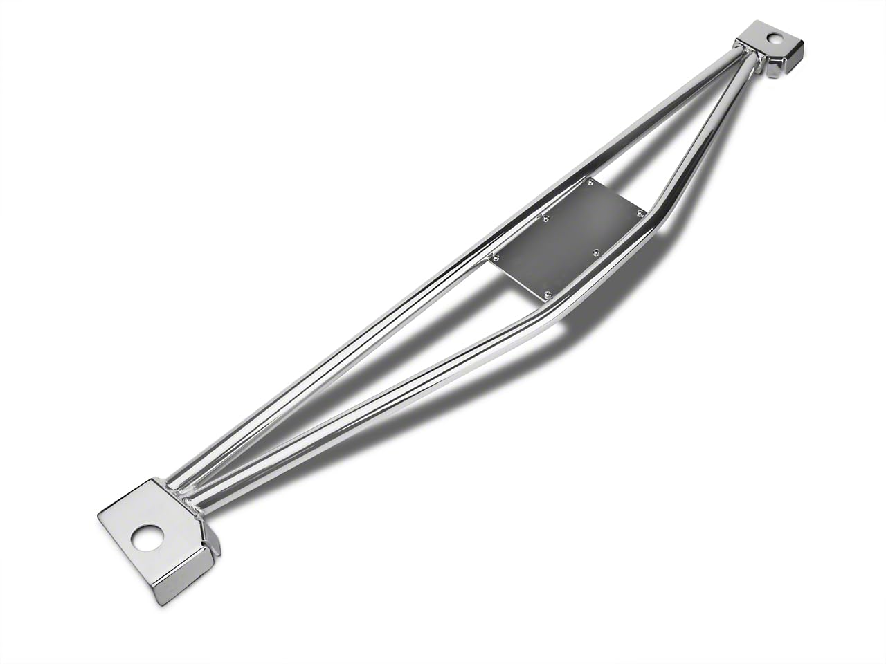 Rear Shock Tower Brace in Chrome - Suspension Fits Ford Mustang 2005-2014