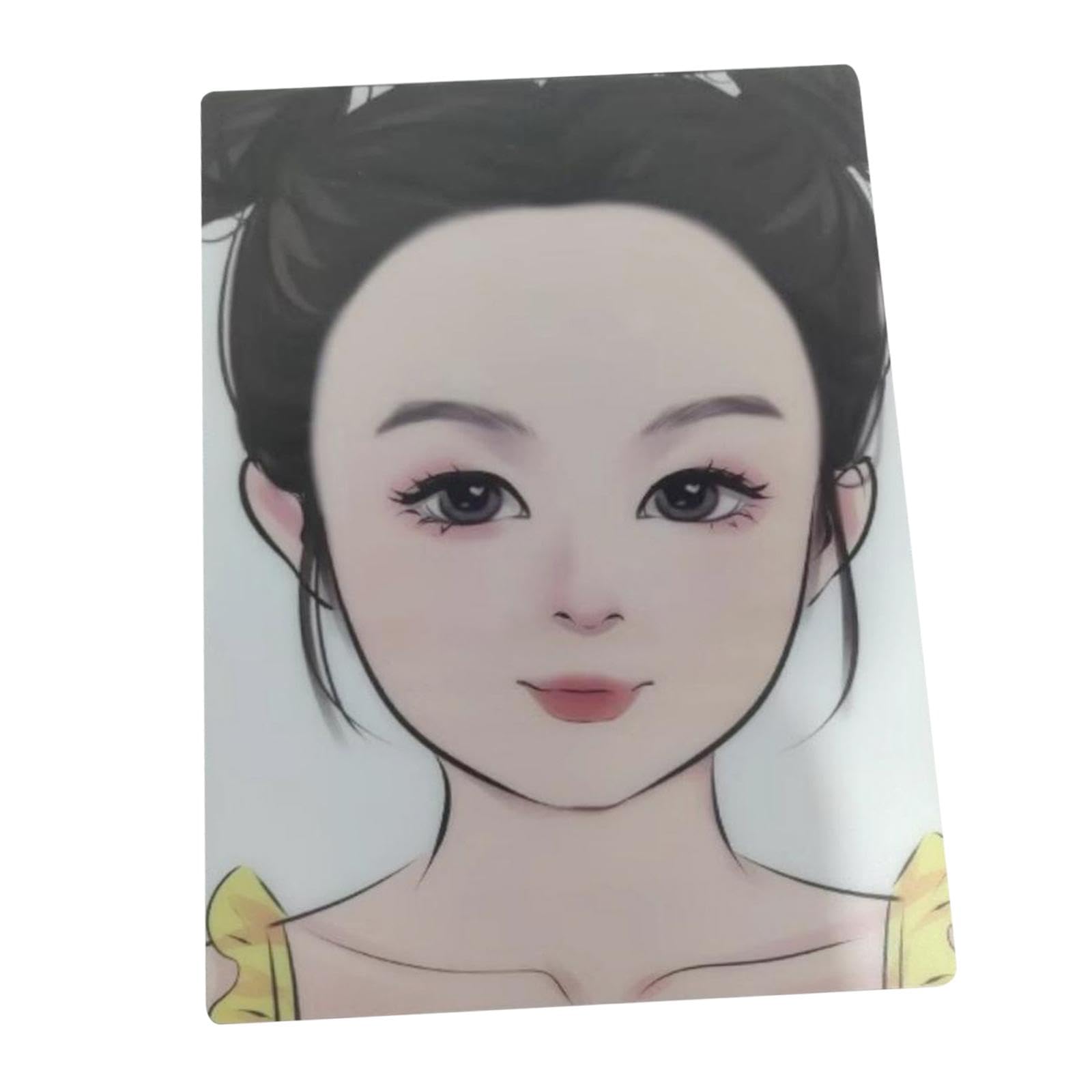 Meadawgs® Face Painting Practice Board Display Tool for Artists Beginners Painting Art Girl Frontal Face|Costumes, Reenactment, Theater|Face Paint & Stage Makeup|1 Face Painting Practice Board-picture-27