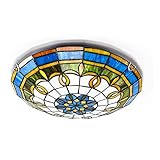 ✔ Opere d'arte fatte a mano - Le lampade Tiffany sono fatte a mano al 100%. Materiale: vetro + ferro. Stile: Tiffany, dimensioni (Ø): 30 cm / 40 cm / 50 cm, tipo di sorgente luminosa: E27 (senza sorgente luminosa), voltaggio: 220-240 V (incluso 230 V), area di irradiazione: 5-15 m²