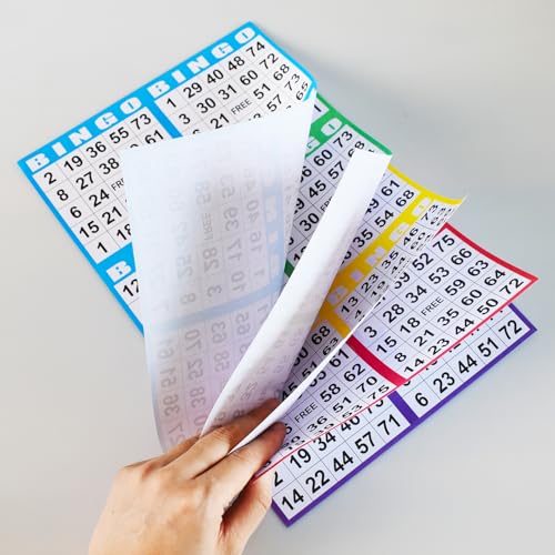 SEETOOOGAMES Bingo Paper Cards Bulk- 6 card-100 Books of 5 Sheets for Large Groups – Image 4