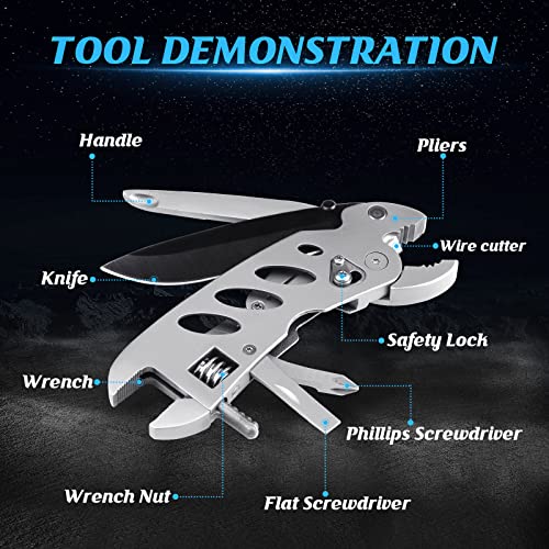 PURPLEBIRD Multitool Werkzeug , 28 in 1 Multifunktionale Zange Geschenke für Männer, Faltbares Multifunktionswerkzeug… - Image 3