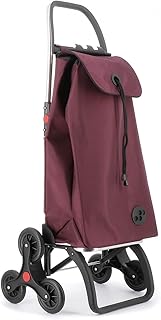 Rolser I-Max MF 6 Wheel Stair Climber Foldable Shopping Trolley - Burdeos
