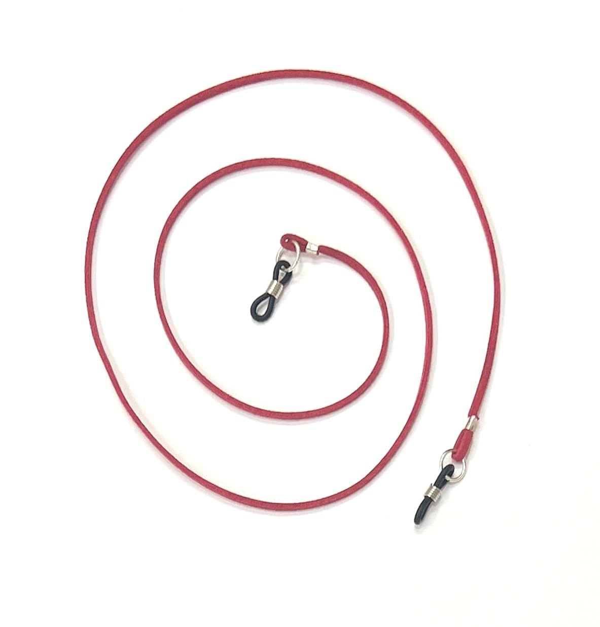Buy Heddz Red Soft Leather Cord Spectacle Chain For Men Unisex Lanyard