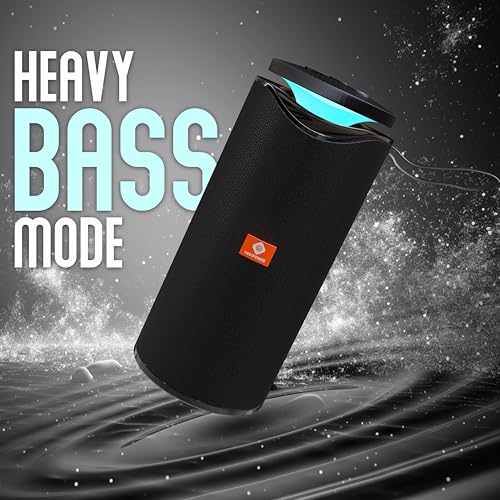 Image of MAKPOWER BEAT Box 10W Bluetooth Speaker - Wireless, Portable, Premium Bass, 4 Hours Playtime, Built-in Mic, TF /USB Support - Perfect for Outdoor, Home, Travel & Parties (Dark Black)