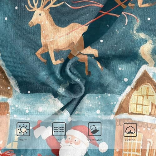 Christmas Santa Claus Sleigh Toddler Underwear, Girls Panties, 2T–8 Years3