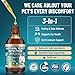 VICSOM Natural Dog Yeast Infection Treatment for Dogs, Itchy Skin & Ear Treatment Natural Support Allergy Relief, Dog Yeast Infection Relief, Support Irritation, Itching & Inflammation 60ml