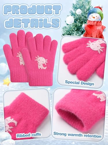 Image of EBOOT 3 Pairs Winter Kids Gloves Warm