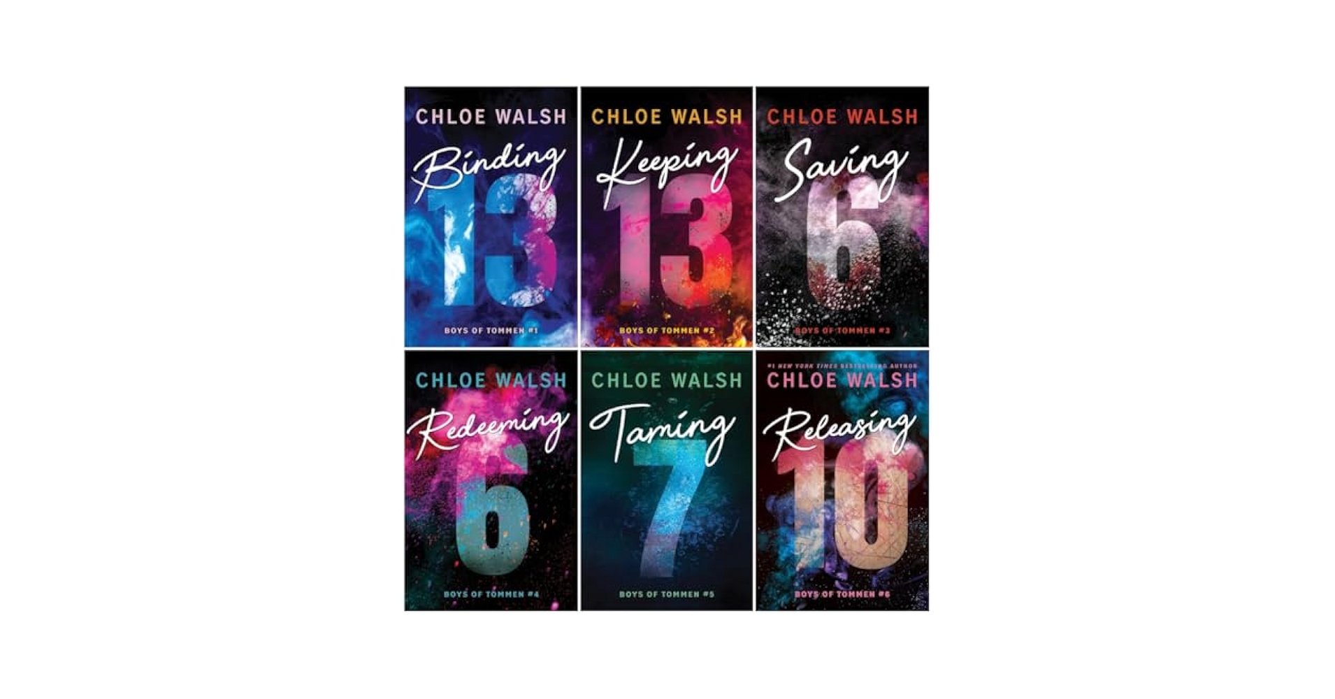 【洋書】Binding 13 (Boys of Tommen) FULL SET Boys of Tommen Series Collection 5 Books Set By Chloe Walsh