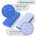 Slick- Pumice Stone for Feet Callus Remover, 4 Pack, 2 Colors, Foot Scrub for Pedicure, Foot Stone Pumice, Callus Remover for Feet, Foot Callus Remover, Feet Scrubber Dead Skin, Foot Pumice Stone