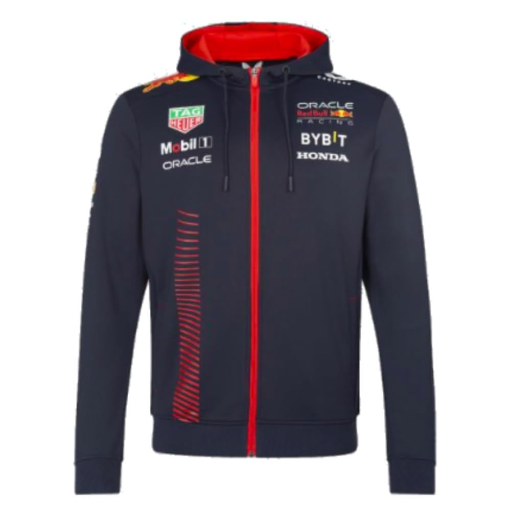 Castore Red Bull Racing F1 Men's 2023 Team Full Zip Hooded Sweatshirt