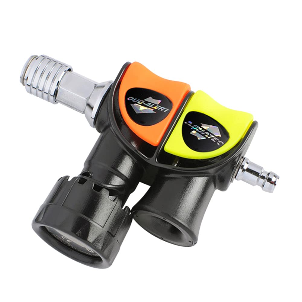 AQUATECDiving Duo-Alert Air Powered Surface & Underwater Signaling Device Scuba Dive BC BCD Gear, Model III