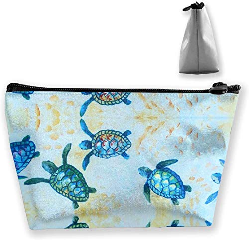 Preisvergleich Produktbild Kosmetiktasche / Kosmetiktasche mit Schildkrötenmotiv, Blau