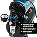 Master Airbrush Model TC-40T Air Brush Compressor Kit - Cool Runner Professional Single-Piston Airbrush Compressor with 3-Liter Air Tank, Regulator, Gauge, Water Trap Filter, 2 Holders & Air Hose
