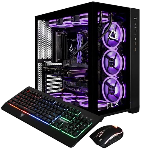 CLX Set Gaming PC - Intel Core i9 14900KF 3.2GHz, GeForce RTX 5070, 2TB NVMe M.2 SSD, 6TB HDD, 64GB DDR5 RGB Memory, 360mm AIO, WiFi, Windows 11 Home, Black - Image 6