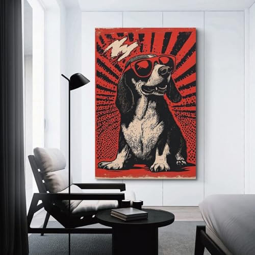 Poster Funny Drog 1 habillage mural vintage grand format pour mur vide