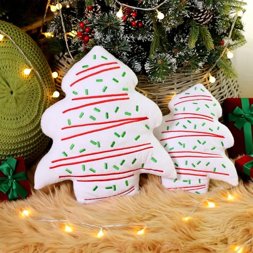 Christmas Tree Shaped Throw Pillows
