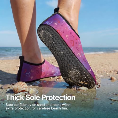 Image of Water Shoes for Women Men Quick-Dry Aqua Socks Swim Beach Outfits Barefoot Yoga Exercise Wear Sport Accessories Pool Camping Must Haves River Hiking Adult Youth Size