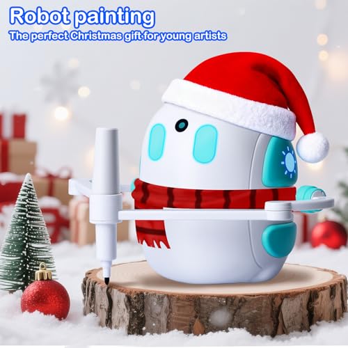 Drawing Robot for Kids 150 Educational Cards Smart Drawing Robot Voice Interactive Partner Montessori Painting Toy for Boys & Girls Ages 3-8 Perfect for Birthdays Christmas and Learning Fun - Image 8