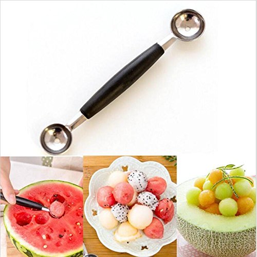 Lot De 2 Cuillères à Glace En Aluminium Antiadhésif - Pour Sorbet, Glace, Melon, Fruits - Facile à Nettoyer - 9