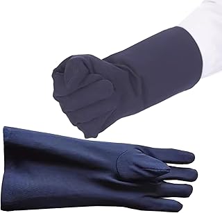 VUIKLCty Trajes de Rayos X dentales Guantes de Plomo for Rayos X, Ligeros y Suaves, de Goma y Plomo, for radiación de Larga Distancia, de Color Azul. Diseño Ligero(0.5mmpb)