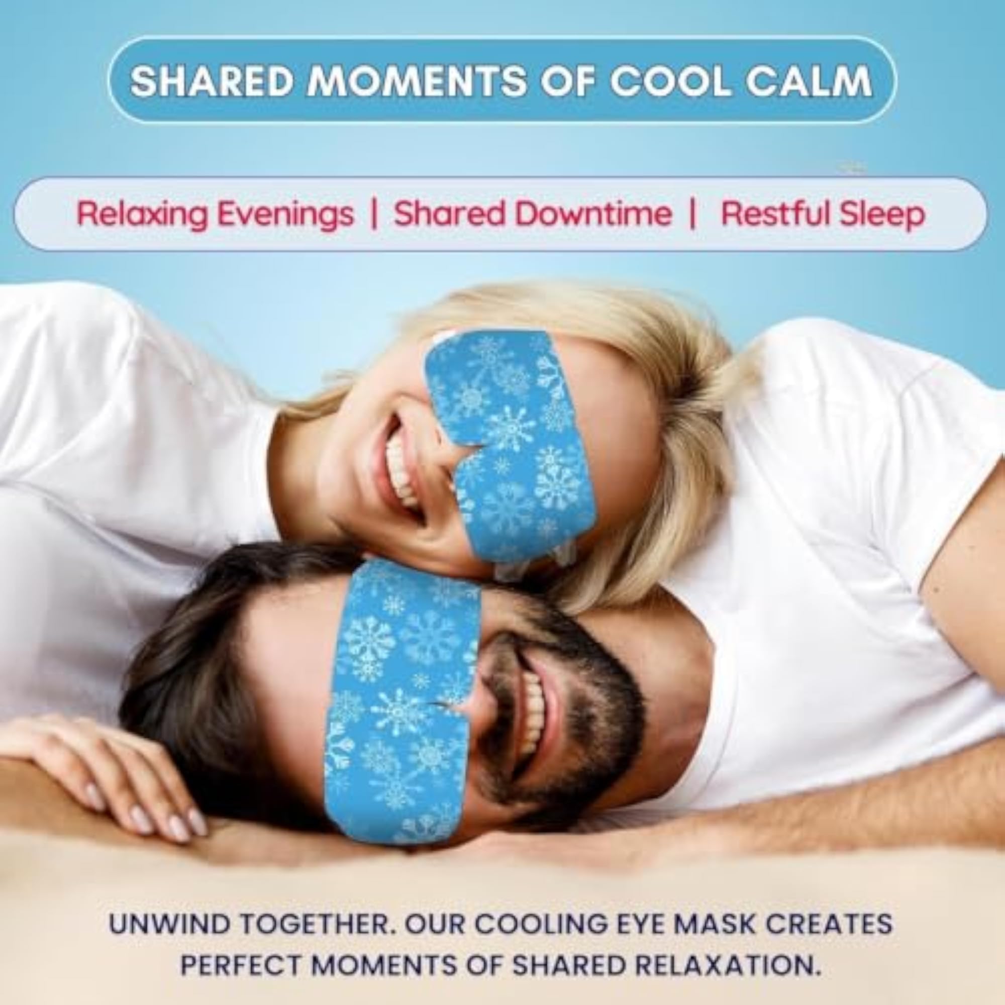Cooling Gel Eye Mask for Sleeping, Pack of 5