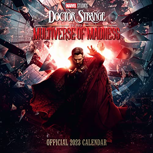 Danilo Marvel Doctor Strange Calendario Mensual de Pared 2023, 30 x 30 cm, Producto con Licencia