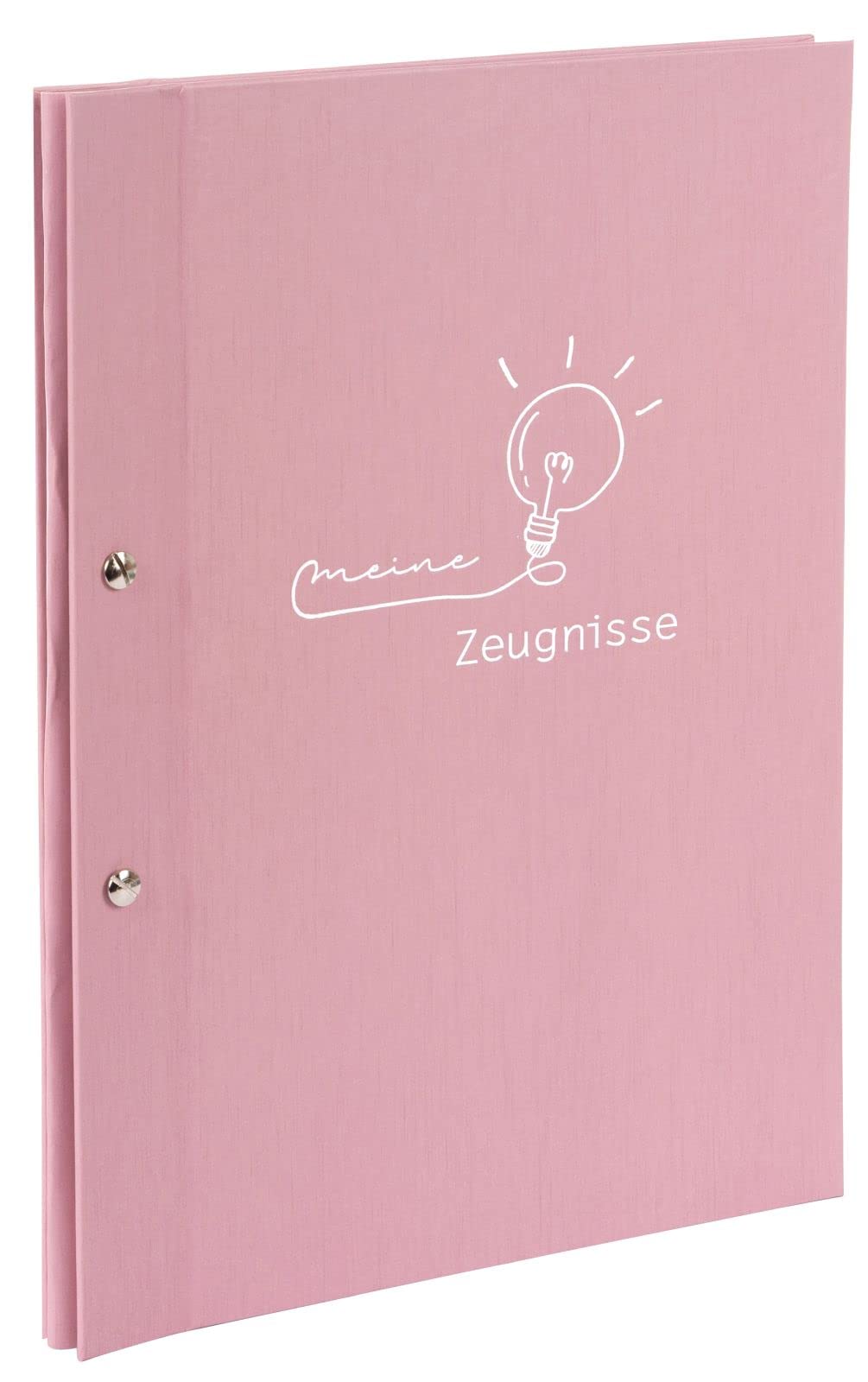 goldbuch 36 131 Certificate Folder Cheeky & Free Dusky Pink, Display Folder Dimensions 24 x 31.5 x 2 cm, 12 Transparent Pockets, Screw Closure for Removing The Sleeves, Cover Made of Art Print, - Image 2