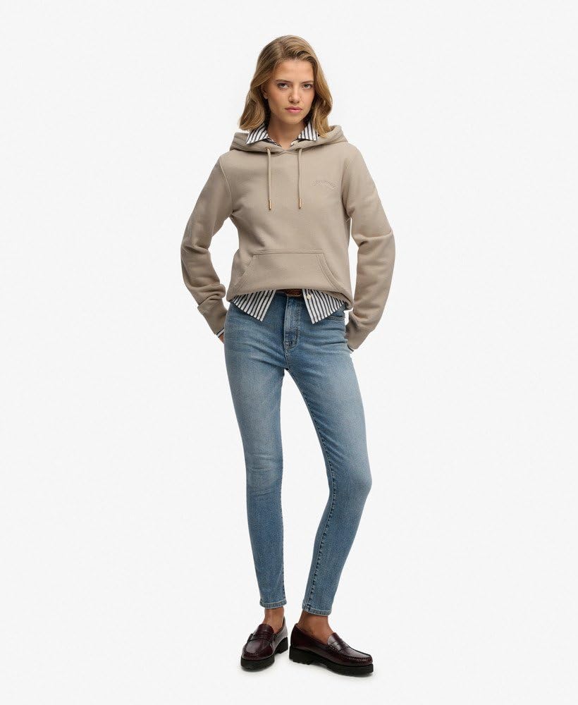 Superdry Damen Essential Logo Hoodie mit Stickerei