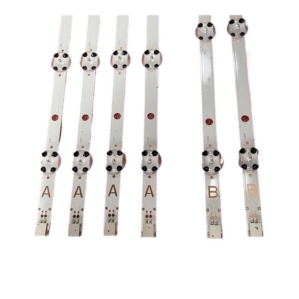 6 Stück LED-Hintergrundbeleuchtung Passend For BUSH For DLED49287FHD For Telefunken D49F283M3CI D49F279N3CW LT49V4200 TE49283N25F1C10D VES490UNDL-2D-N11