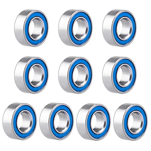 Image of High Performance Professional RC Ball Bearings 10pcs for Traxxas Arrma Axial HPI Team Associated Losi Redcat Racing RC Cars Trucks Models (4x8x3mm)