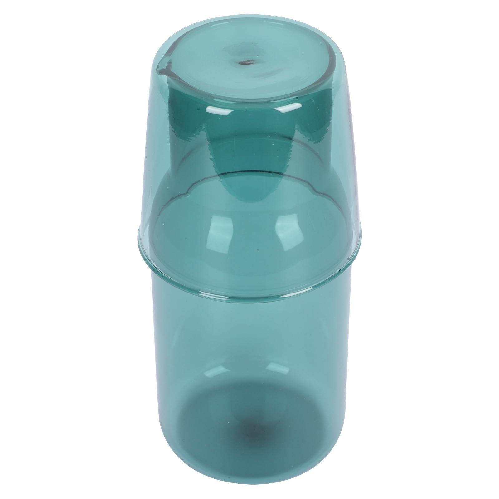 Vasos de vidrio transparente para agua botella juego moderno PRETYZOOM
