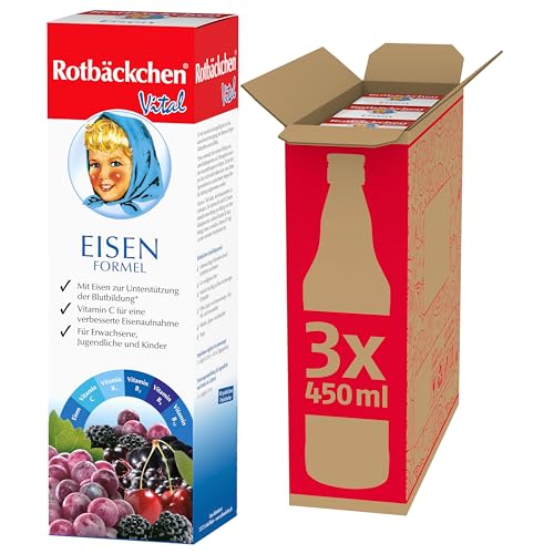 ROTBÄCKCHEN Vital Eisen Formel 3er Pack (3 x 450 ml)