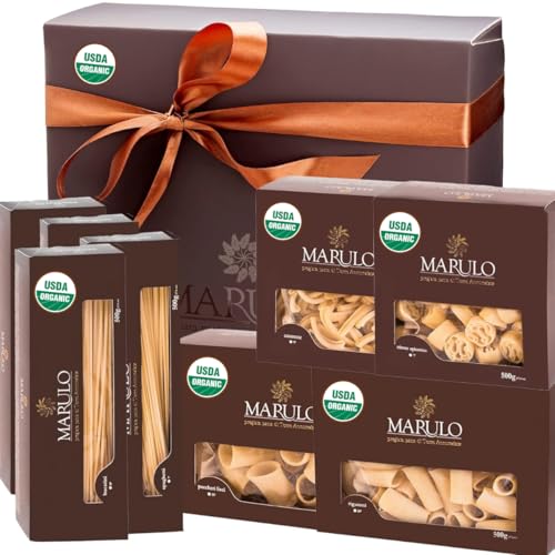 MARULO Artisan Italian 8-Pack Pasta Gift Box