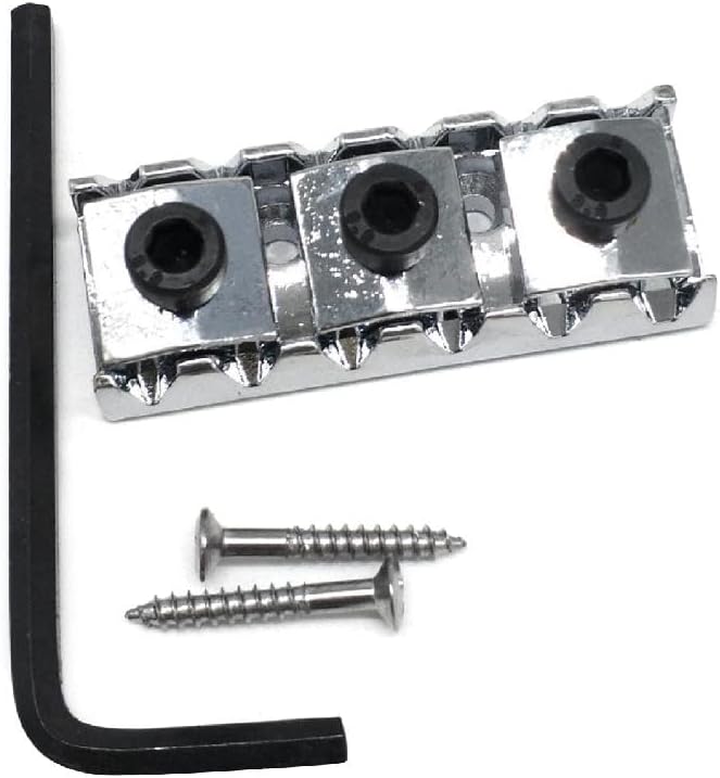 43mm Guitar Double Swing Upper Pillow String Lock Piano Pillow Vibrator String Lock Pillow Electric Guitar Accessories Guitar Bridge Height Adjustment