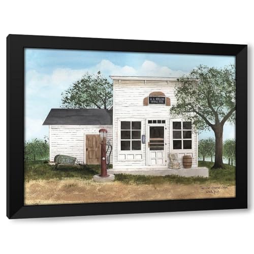 Jacobs, Billy 24x19 Black Modern Framed Art Print Titled The Old ...