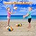 JOYIN Rainbow Beach Balls(18 Pack), Inflatable Swimming Pool Toys for Summer Water Games Kids Birthday Party Supplies Combo Set Include Inflatable Beach Balls in 20” (6), 16” (6) and 12” (6)