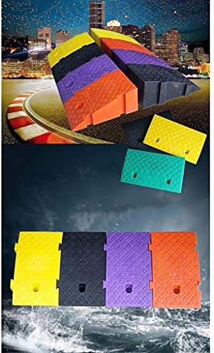 Rampa para bordillo de entrada, rampa para silla de ruedas y carritos, 5 cm de altura, resistente a la lluvia, forma triangular, portátil, para cochecitos, carretillas y motocicletas miniatura 3