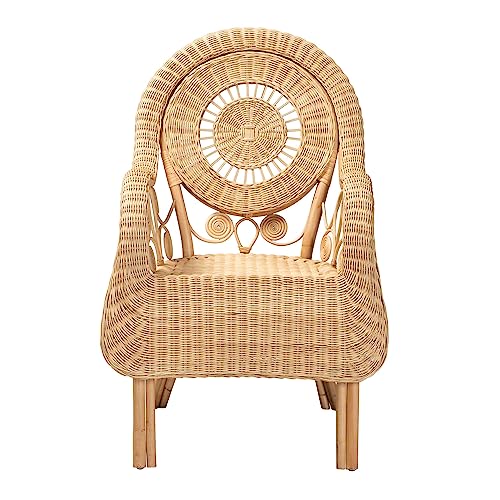 Sillón Natural Ratán Bohemio Moderno miniatura 4