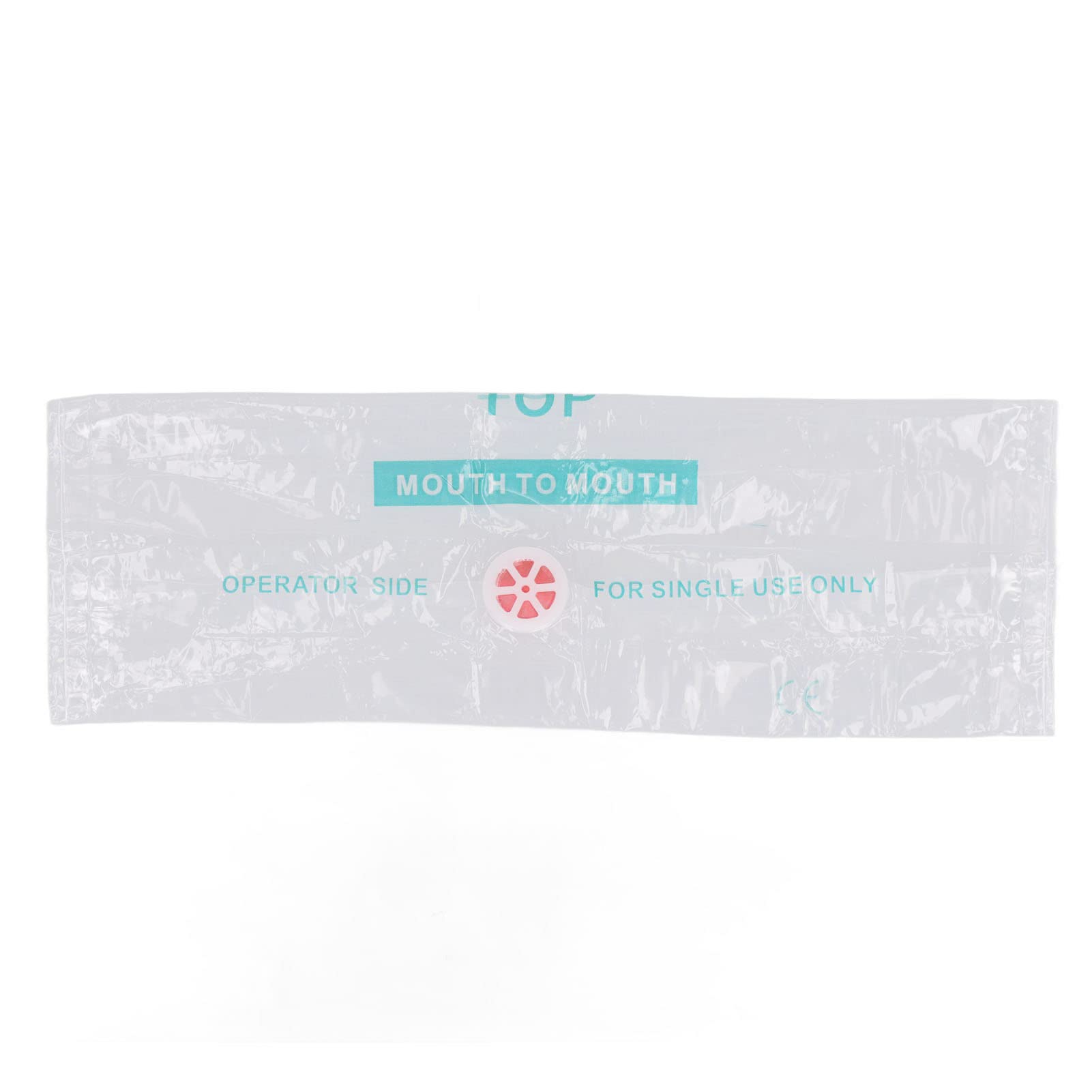 Maschera Facciale per RCP, 6 Maschere Tascabili per Rianimazione Cardiopolmonare con Valvola Unidirezionale, Visiera Portatile per Barriere Respiratorie per RCP, Kit di Emergenza Portachiavi