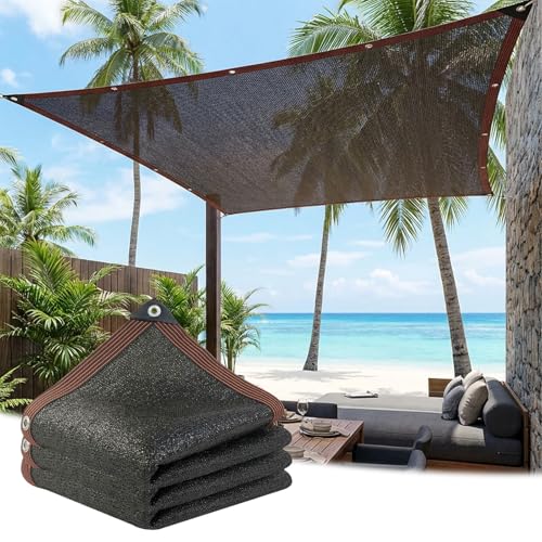 SLIAXINT Red de sombreado de 2 x 3 m, para toldo de terraza, con Ojales, 90% de tasa de sombreado, Resistente a los Rayos UV, para Jardín Pérgola Invernadero Césped Gallinero