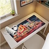 【Imperméable et Facile à Nettoyer】Notre tapis de souris xxl dispose d'un revêtement résistant à l'eau qui permet un nettoyage et un entretien faciles. Si vous renversez accidentellement du café ou des boissons, essuyez-le avec un chiffon humide pour garder ce tapis de souris propre et sec. Si vous l'utilisez pendant une longue période, vous pouvez le laver à l'eau, simplifiez-vous la vie avec ce tapis de souris xl de tapis bureau étanche