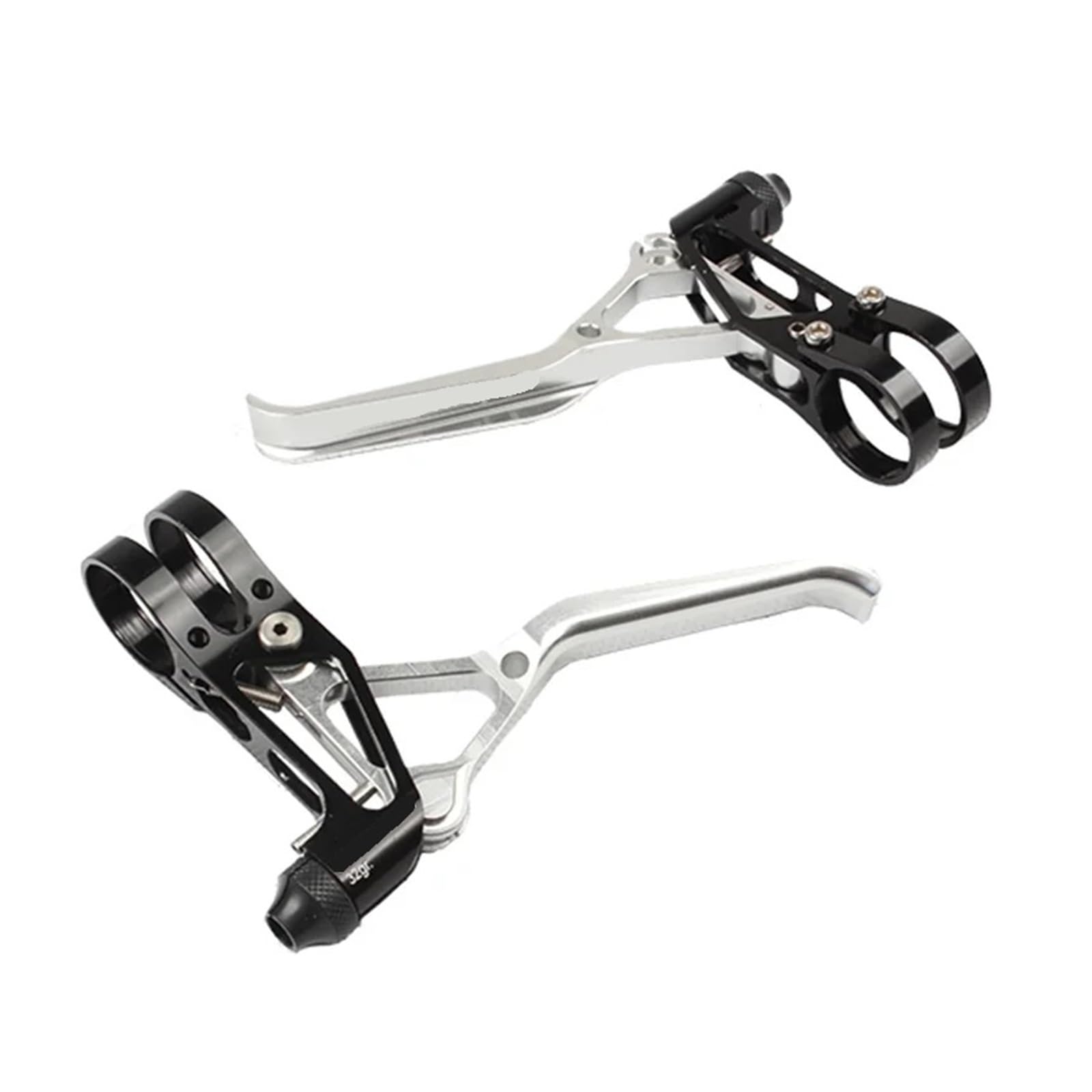 Wzutbccs Silver Bmx & Folding Bike Brake Lever, Cnc Ultralight 64G V Brake Handle For 14/16/20 Inch,Part(Silver)
