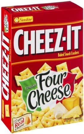 Cheez-It Four Cheese Italian Baked Snack Crackers