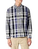 100% algodón Wrangler 1 PKT Shirt Camisa, Stone Wash Blue, XX-Large de los Hombres
