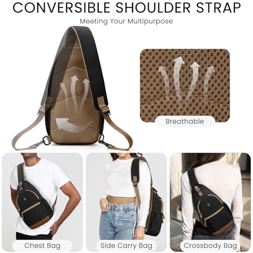 Small Crossbody Purses Bags for Women Men Travel, Chest Sling Bag Women Casual Cross Body Bag for Woman Sling Backpack4